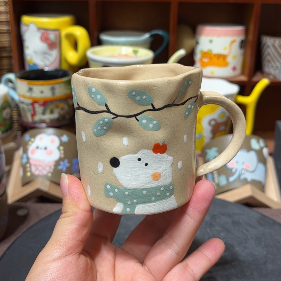 杯子陶景德镇陶瓷马克杯