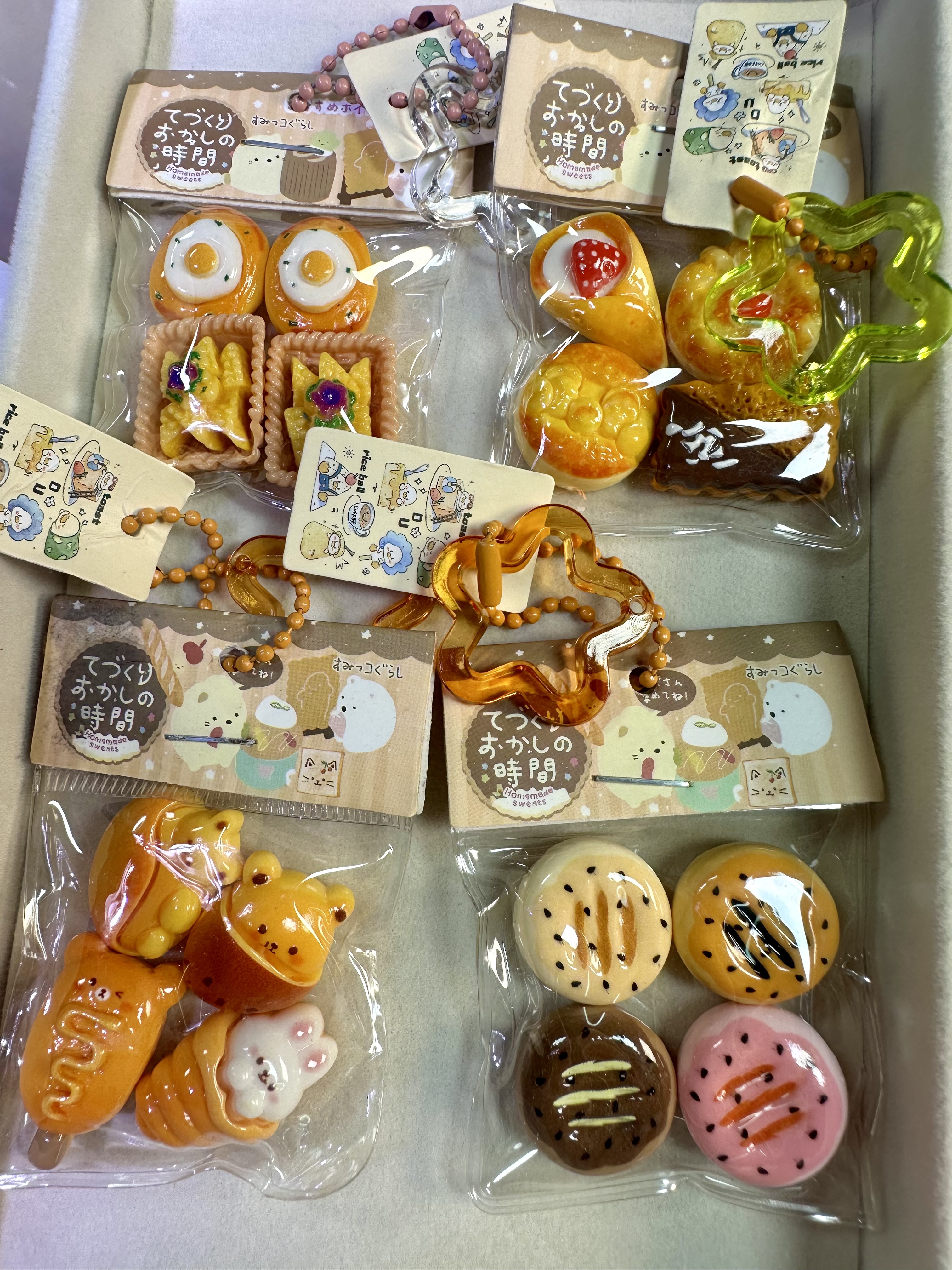 迷你蛋糕/面包食玩/独立包装/过家家玩具/食物模型(小挂件1袋）
