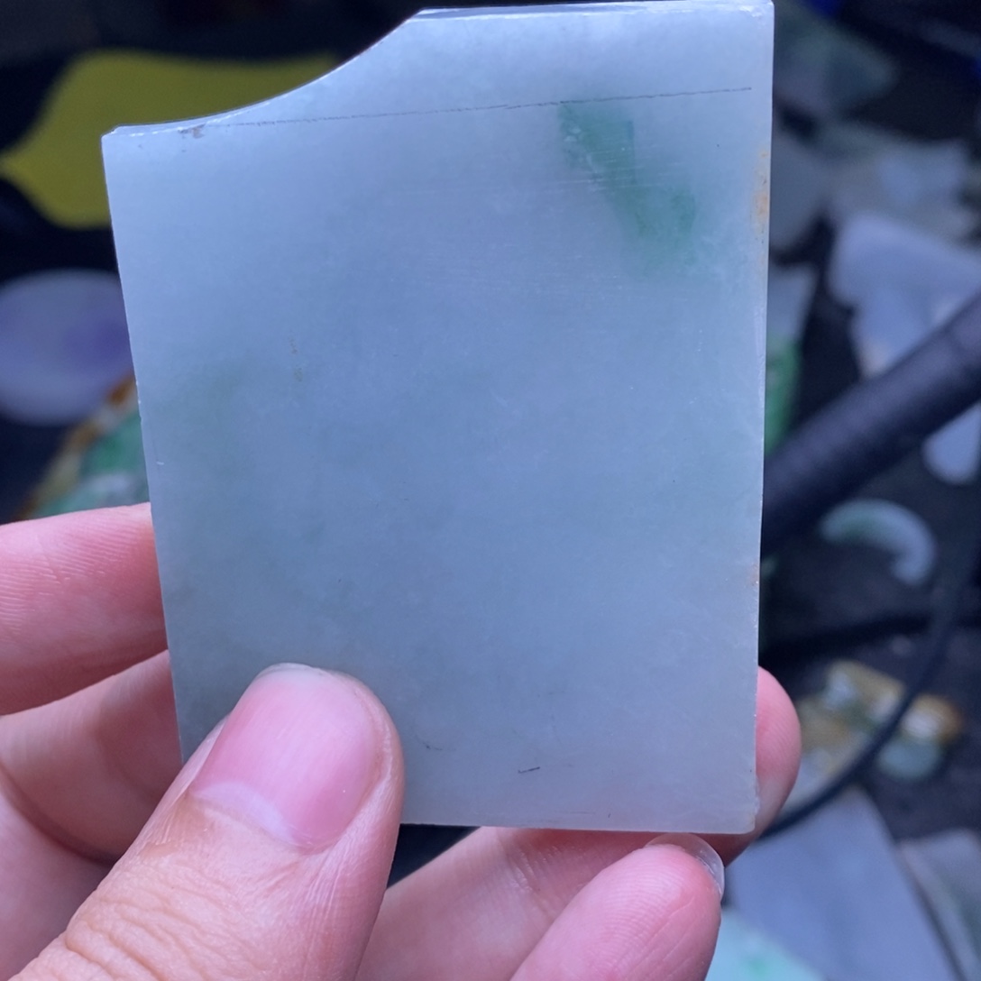 美***物定制翡翠未镶嵌包工无事牌