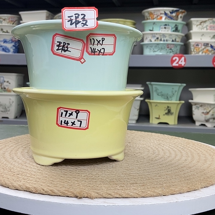 紫砂紫砂花盆0366