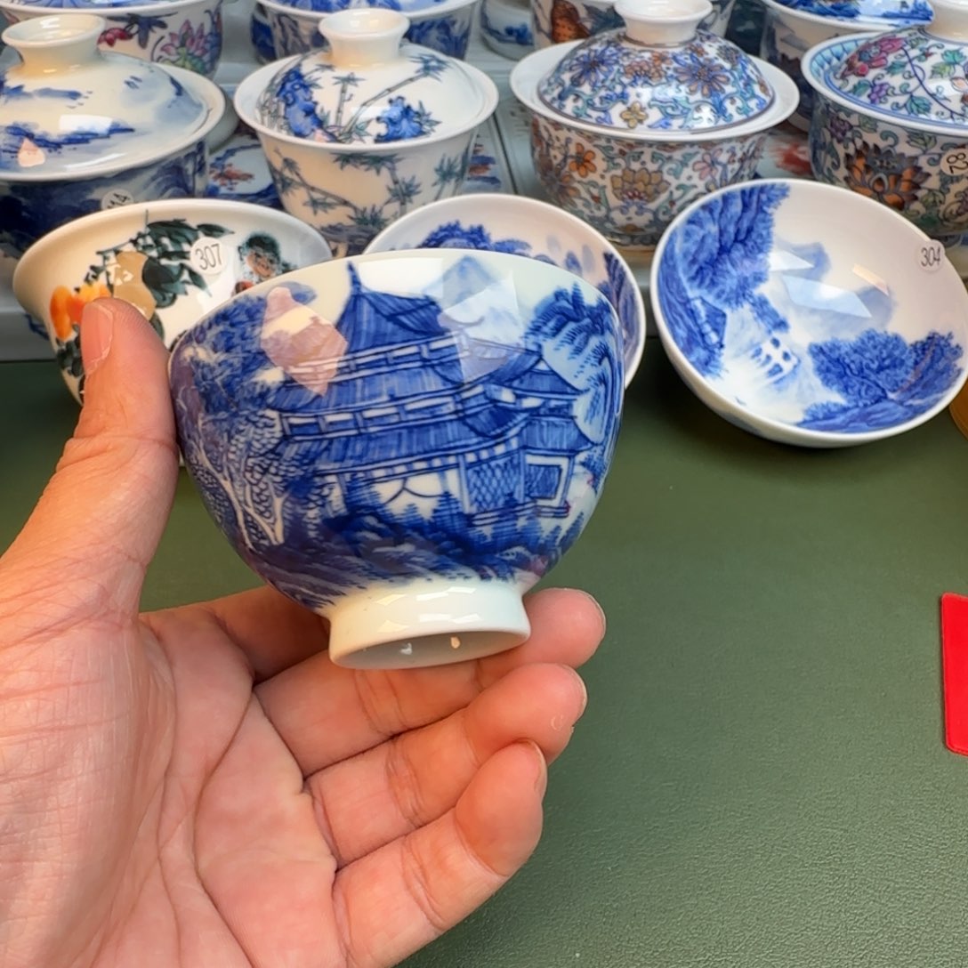 陶纯手工纯手绘茶具353