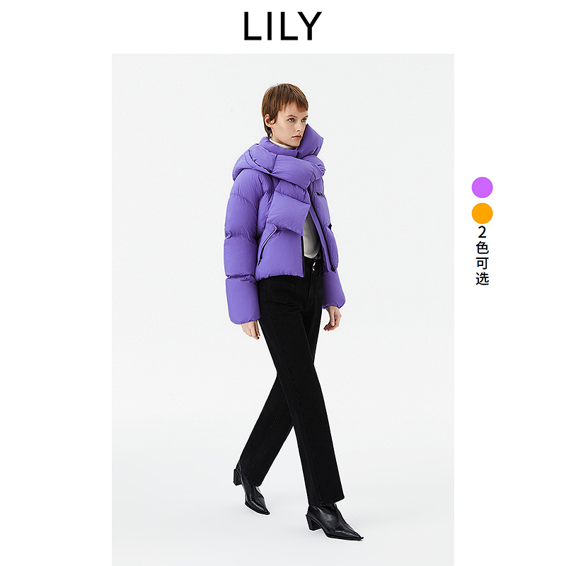 LILY冬新款女装羽绒外套123440DD534