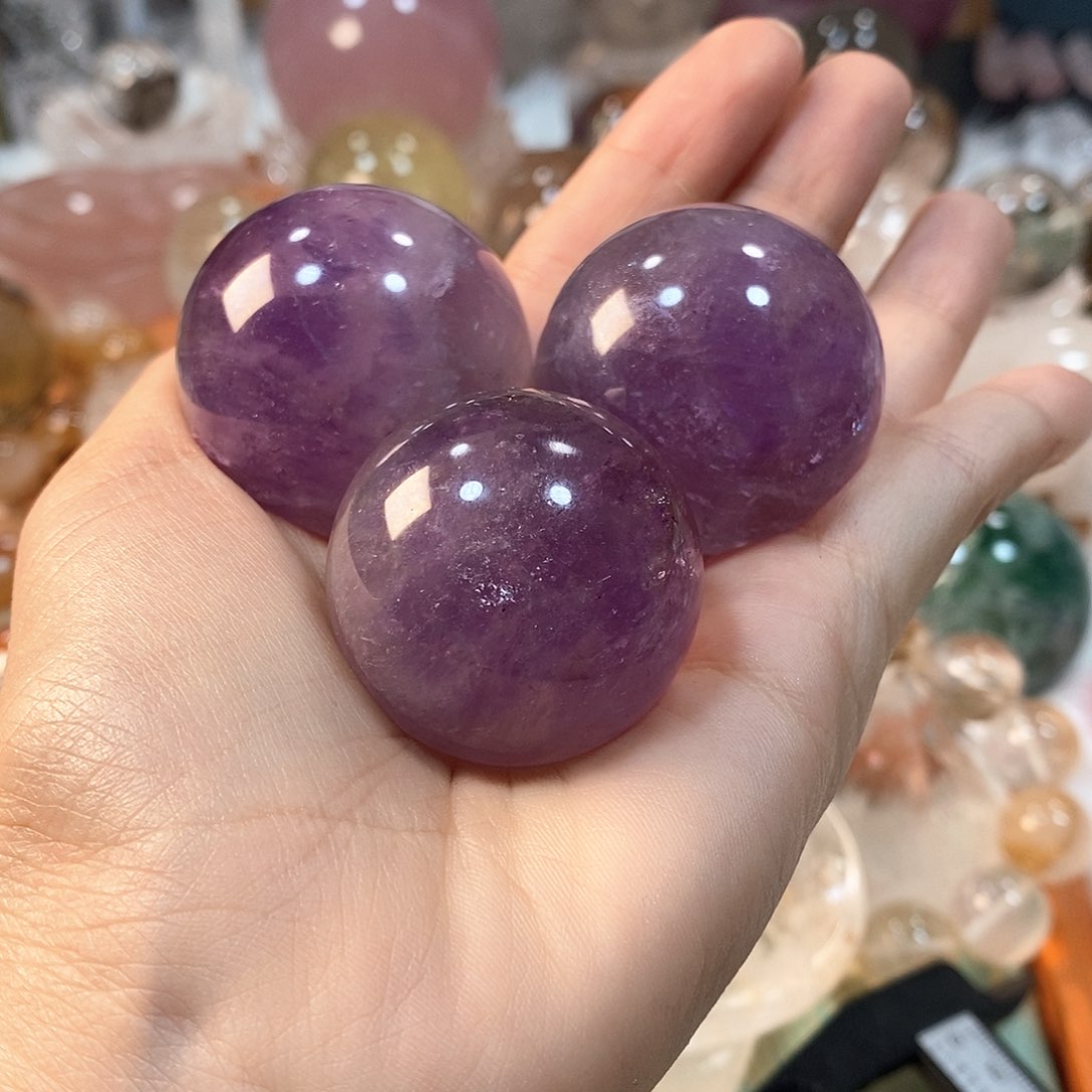 水晶球未镶嵌水晶多样性一件