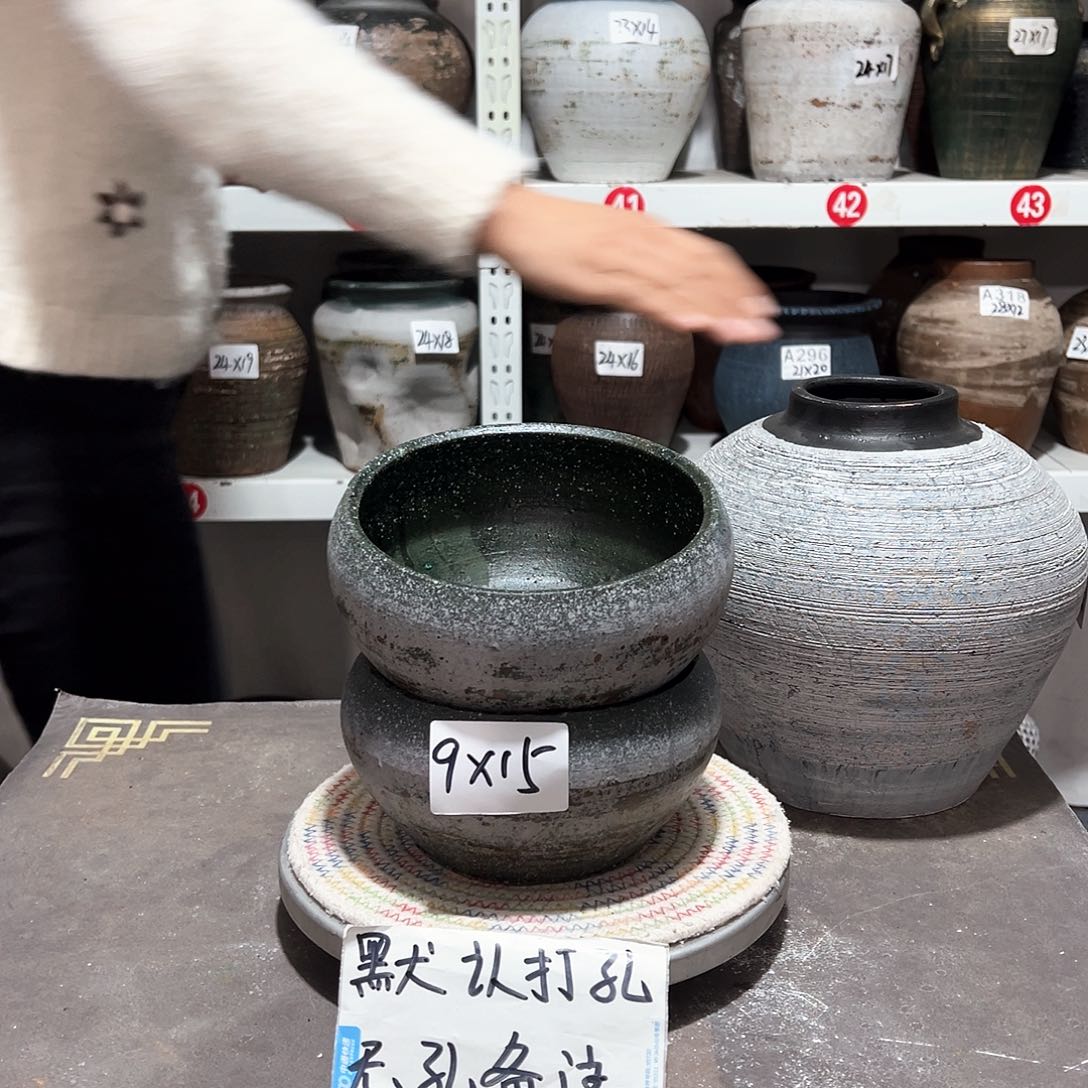 红陶16灰一对无孔备注