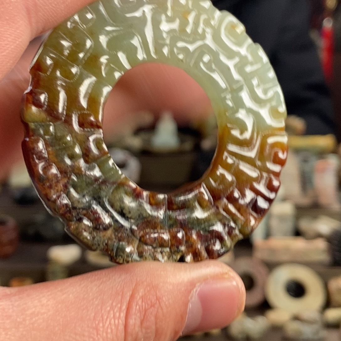 和田玉挂件未镶嵌足*也