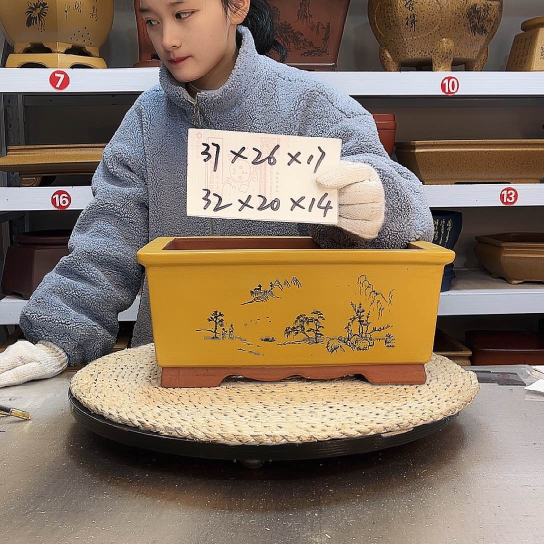 紫砂花盆紫砂花盆