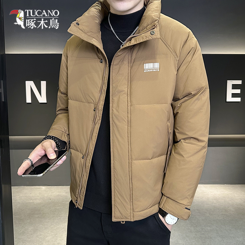 TUCANO/啄木鳥冬季新款时尚休闲立领羽绒服男士保暖鸭绒外套1207