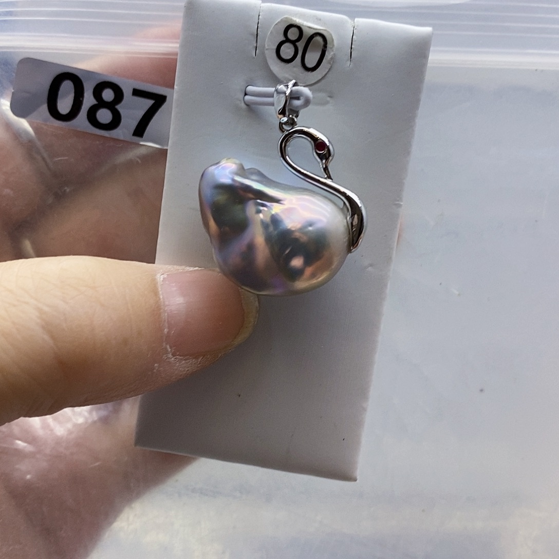 颈饰合金淡水珍珠