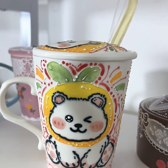 手绘高温釉下彩陶瓷