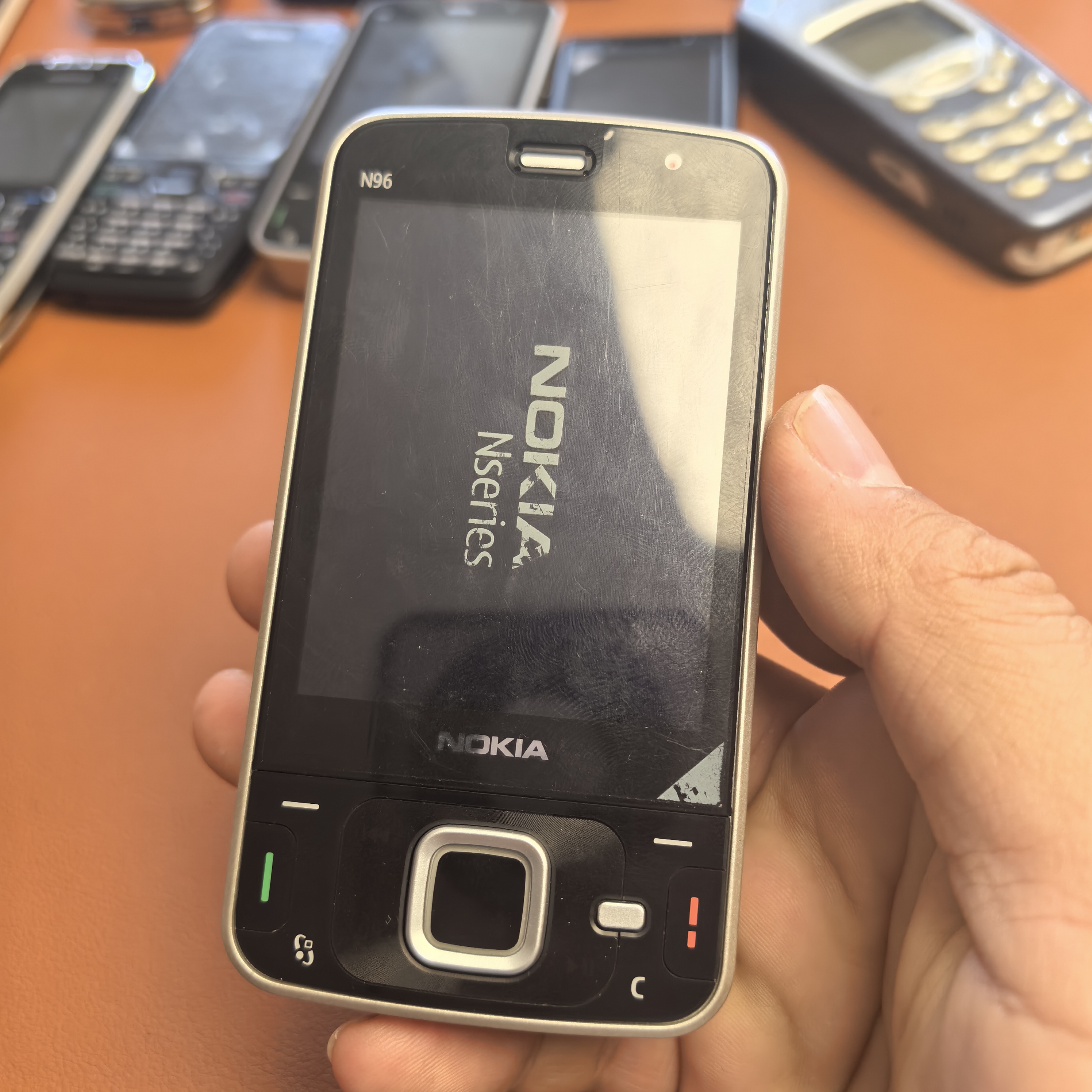 准新品 Nokia/诺基亚  N96 库存未用 前后原膜经典塞班上下双滑盖