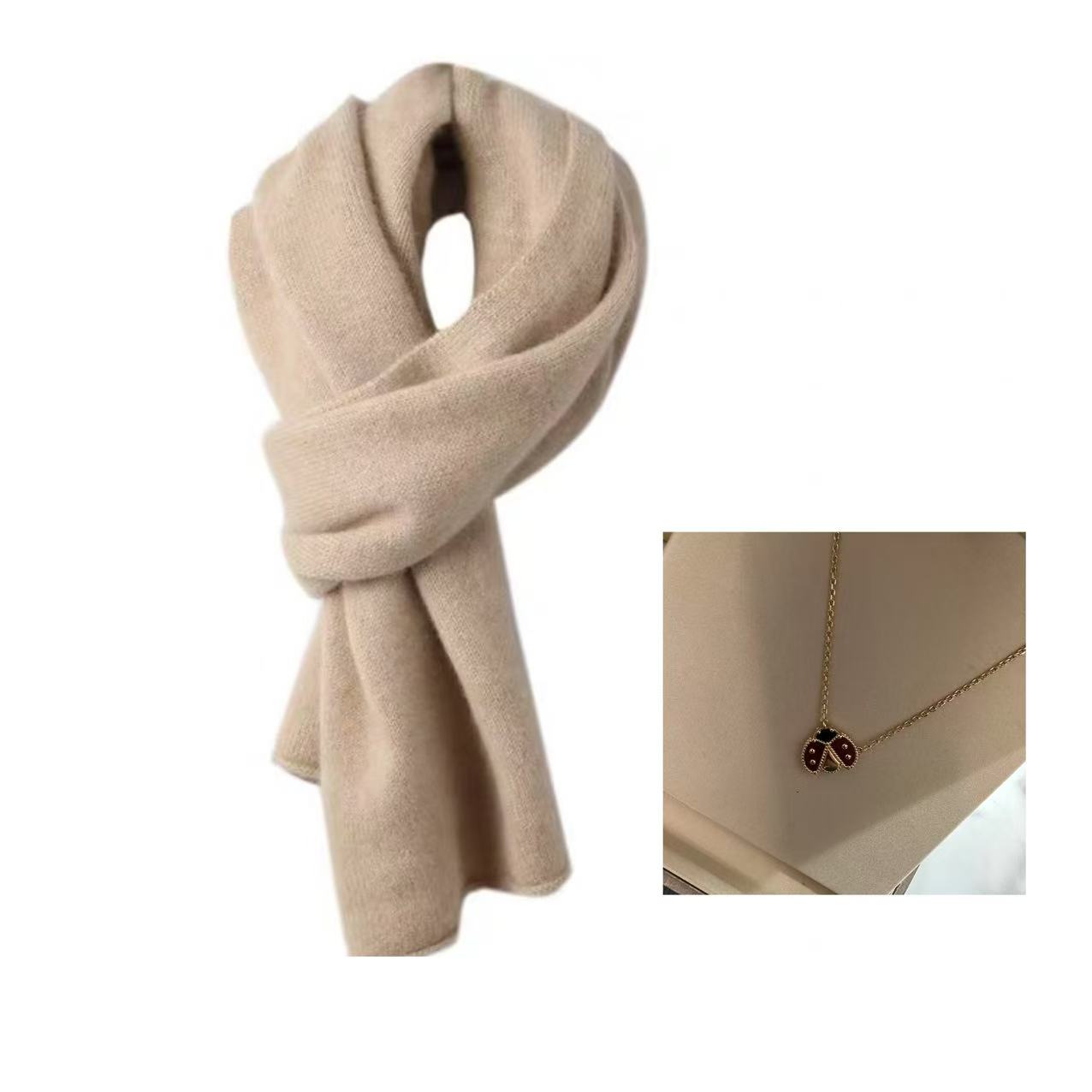 时尚-瓢虫项链-围巾