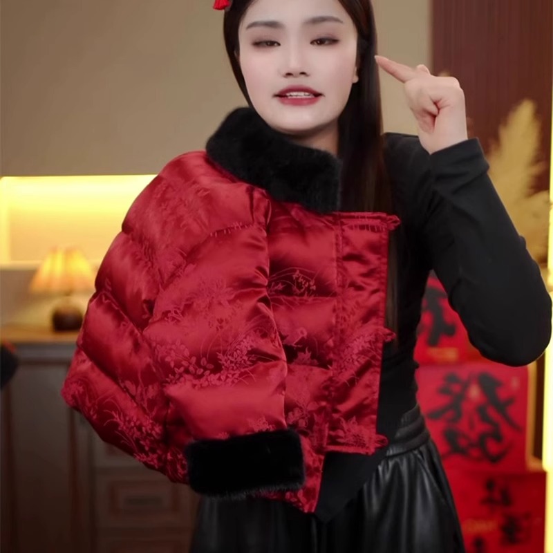 【新中式年服】儿童2024冬季新品汉服棉衣服年装外套上衣拜年服潮