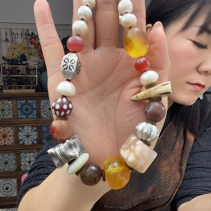 玛瑙/玉髓项链未镶嵌项链