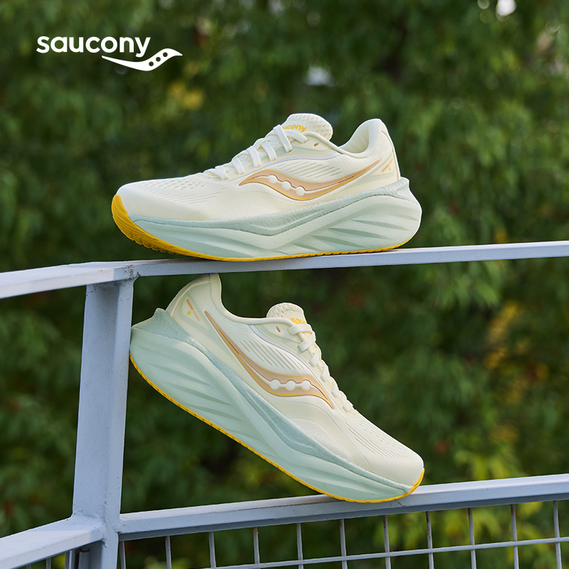 Saucony索康尼新款PHOENIXINFERNO4火鸟4情侣款缓震男生运动鞋