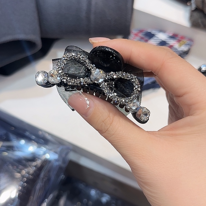 三醋酯纤维蝴蝶结小抓夹-65