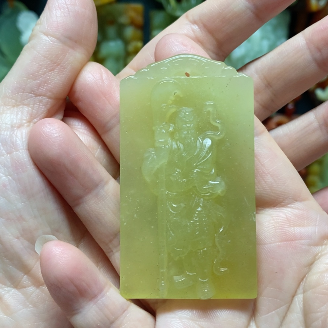 岫玉吊坠(赠链)未镶嵌