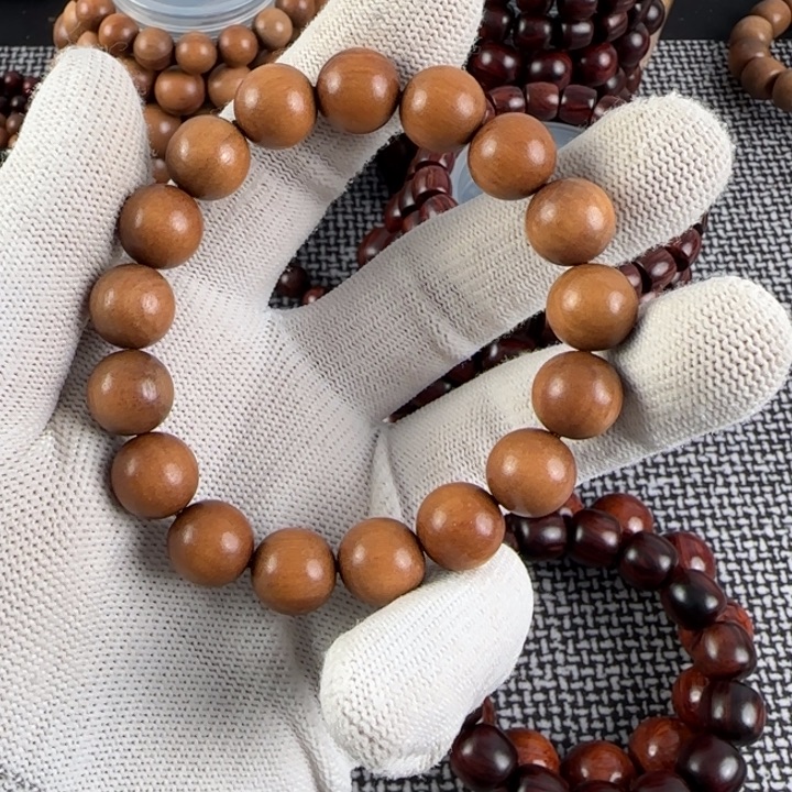 檀香木老山檀香 1.2 单圈圆珠