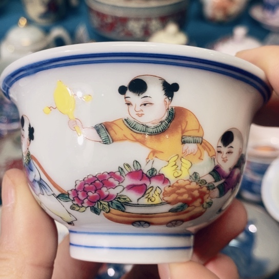 【闪购商品】景德镇陶瓷主人杯123344