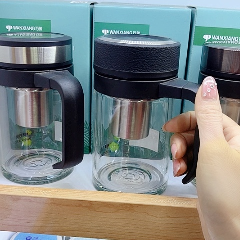 万象玻璃单层U211，皮纹500毫升