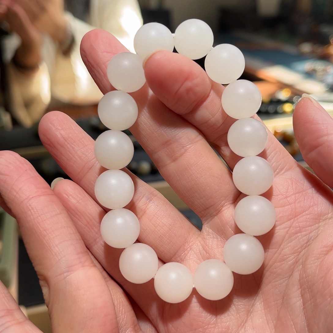 和田玉手链未镶嵌