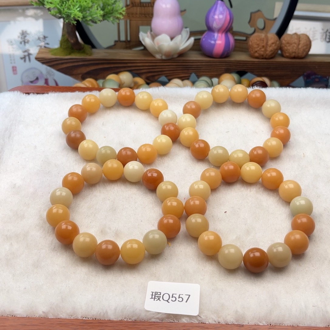 菩提根/象牙果手串14mm瑕圆珠随机一串q557