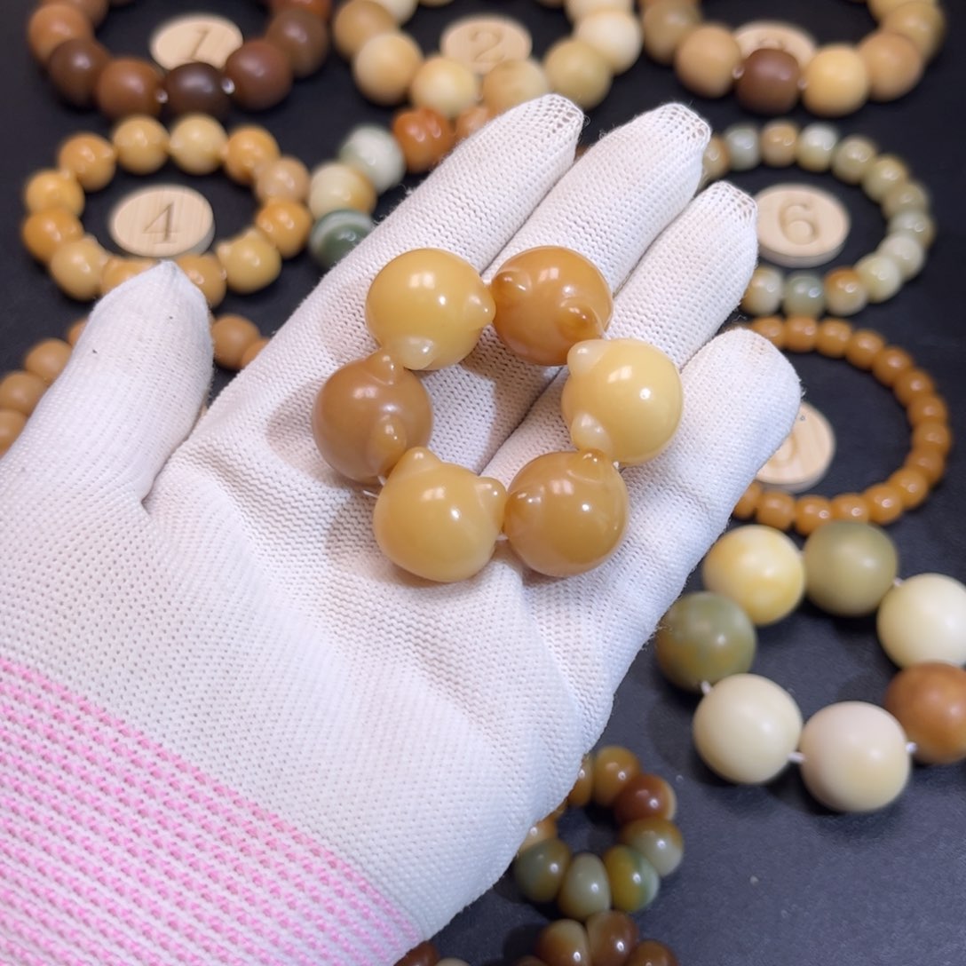 菩提根/象牙果吊坠微瑕猫头手捻卡18