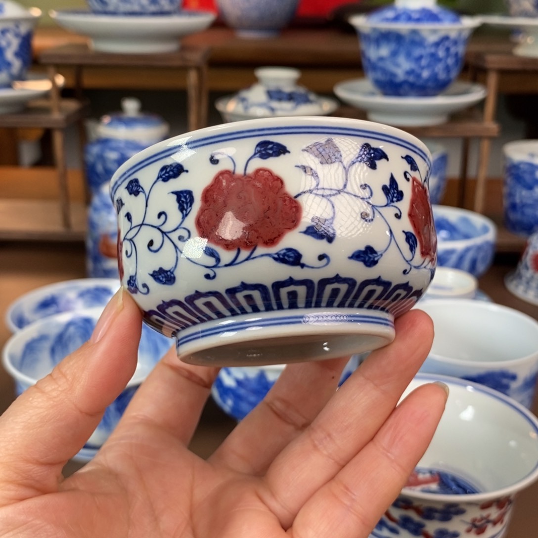 水****料景德镇陶瓷手工手绘