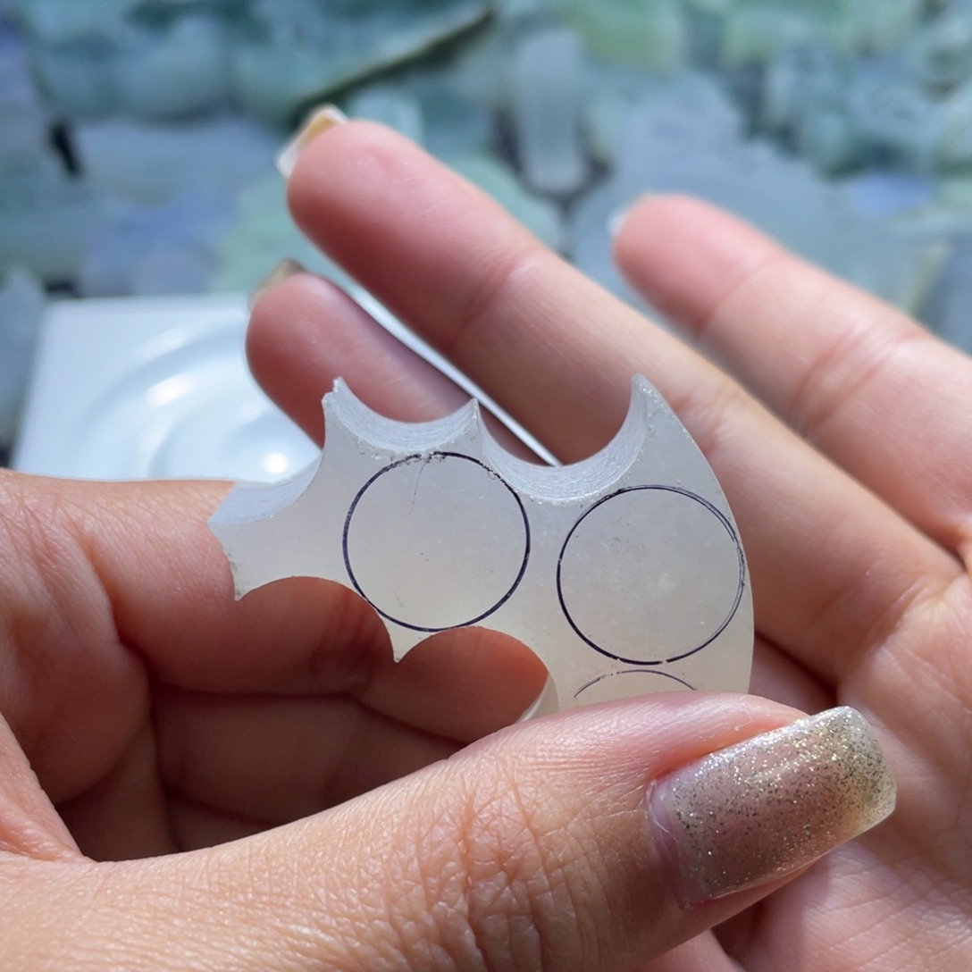 定制翡翠未镶嵌帅****材