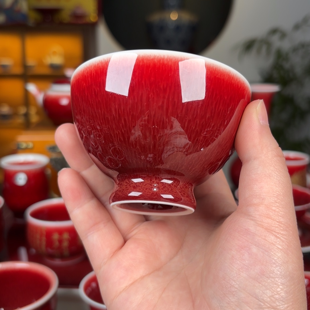 杯子景德镇高温原矿釉