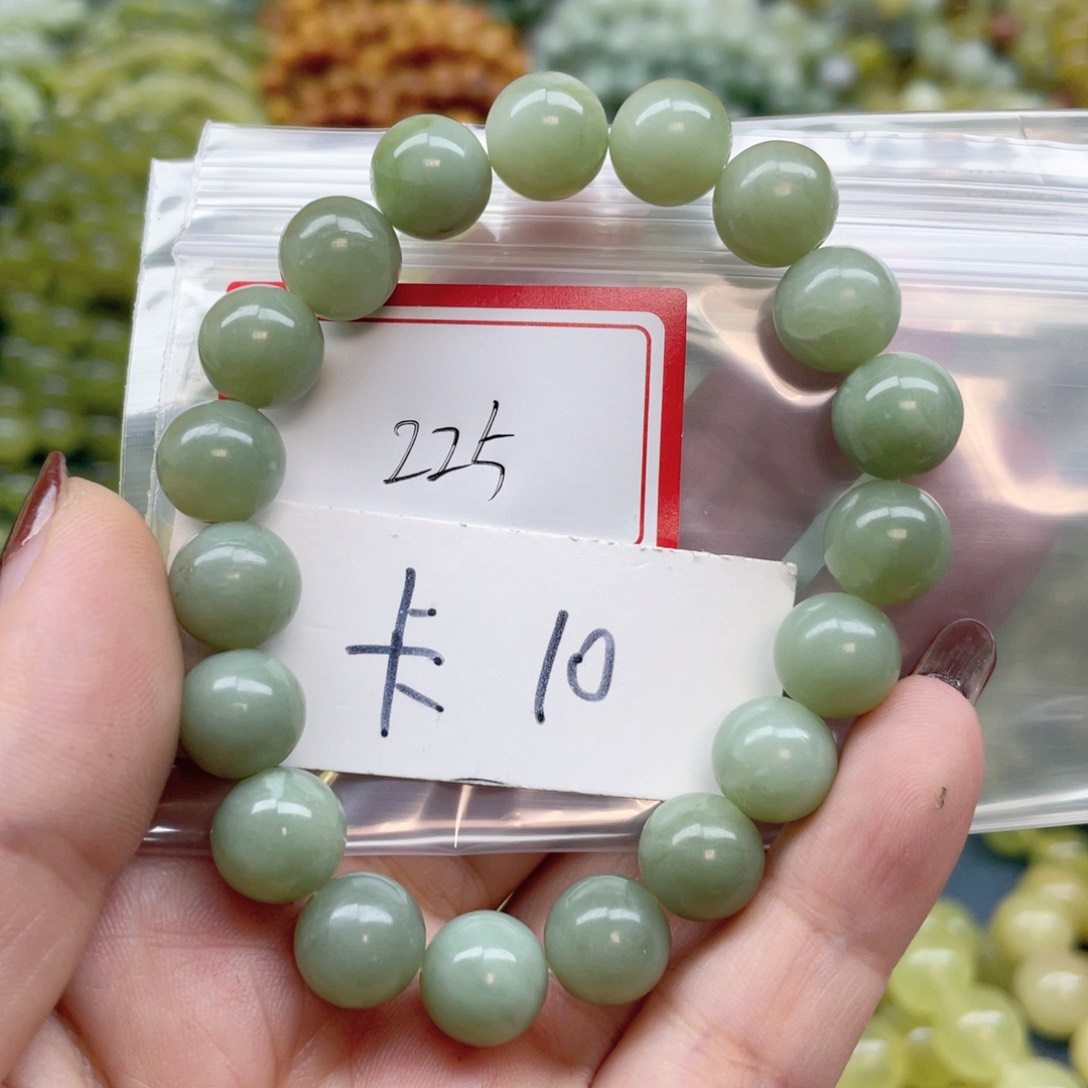 未镶嵌蛇纹石玉手串