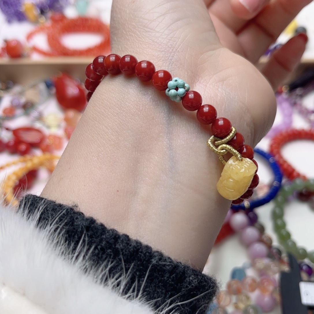 合金手链南红玛瑙南红手串