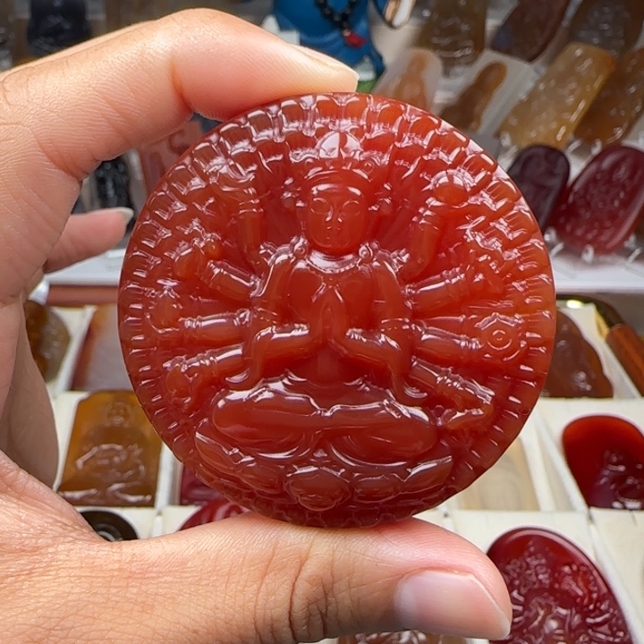 啊***木玛瑙/玉髓未镶嵌颈饰