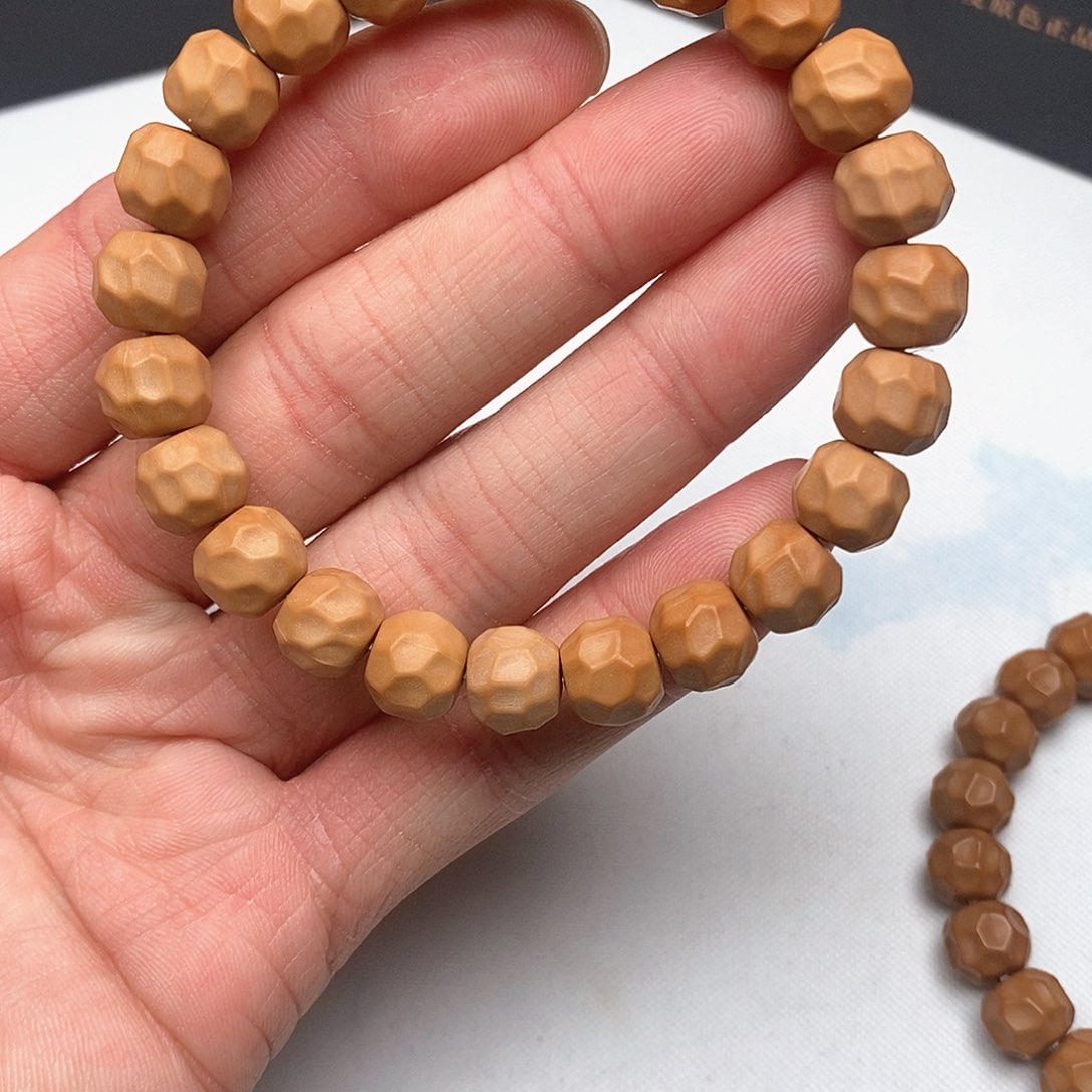 猴头核桃手串黑金无相