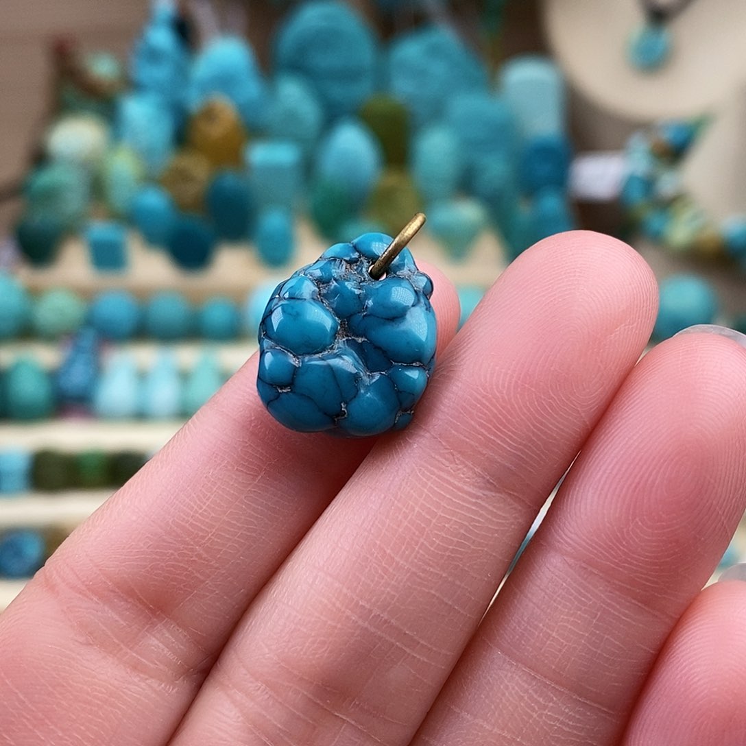 绿松石珠宝奇石未镶嵌