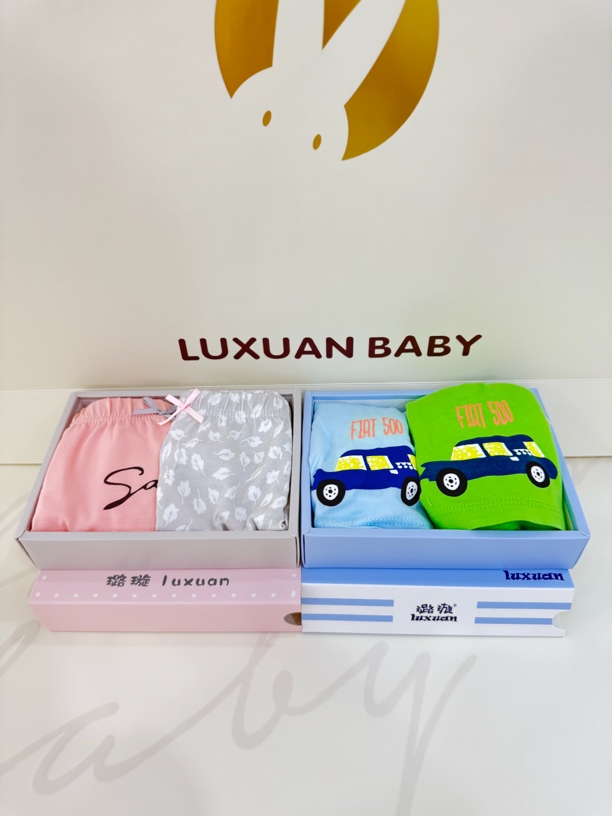 （两条装）璐璇男女宝平角小内内55040