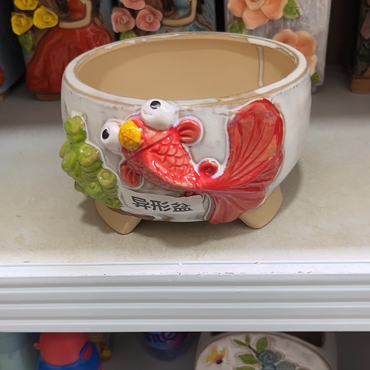 粗陶材质多肉花盆