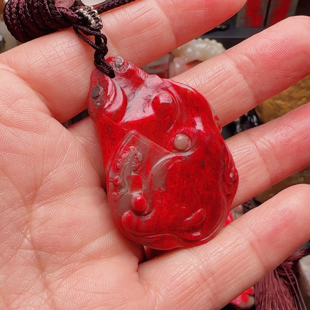 昌化鸡血石1**熊昌化鸡血石