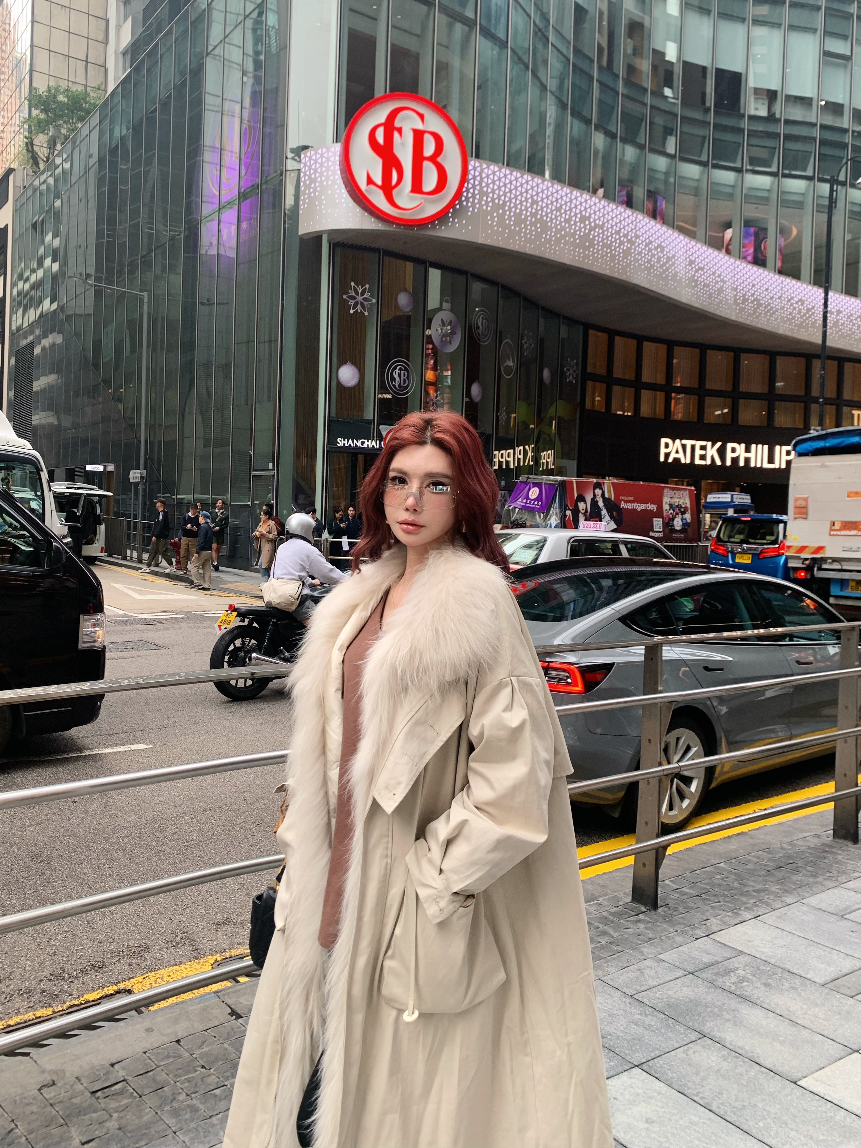 婉君【四穿羽绒大衣】”进口貉子毛“”白鹅绒“皮草羽绒服LWJ25D4C4474