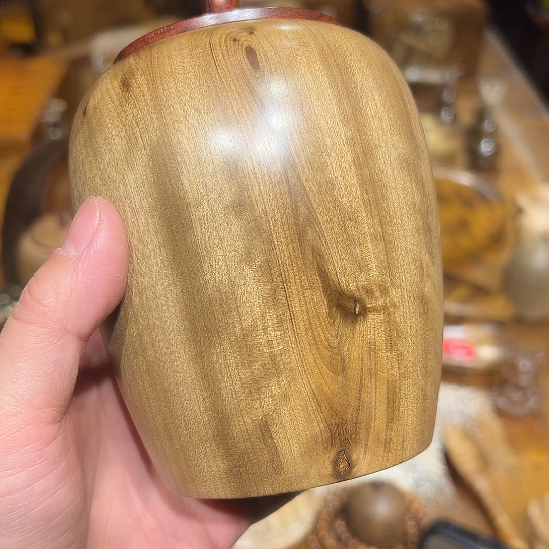 金丝楠浅**忆金丝楠茶叶罐