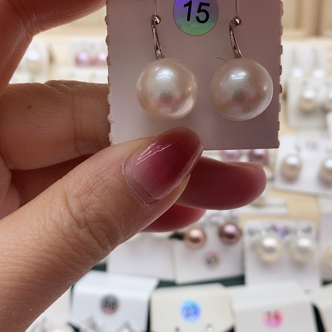 淡水珍珠银S925镶嵌颈饰