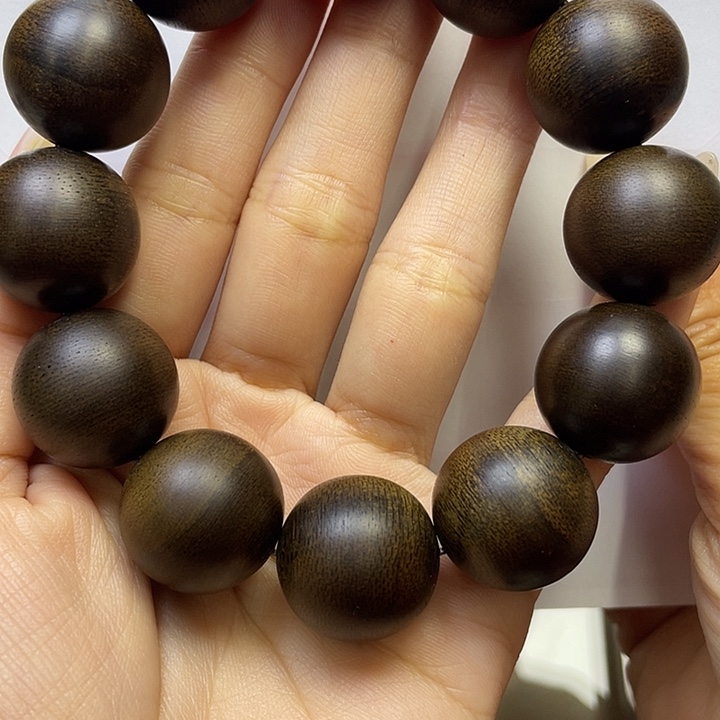 沉香手串撒****^越南芽庄白奇楠