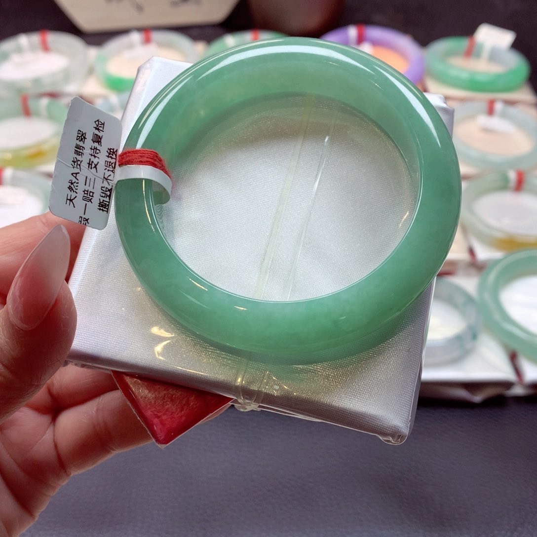 翡翠手镯未镶嵌正圈55.8（8号）89