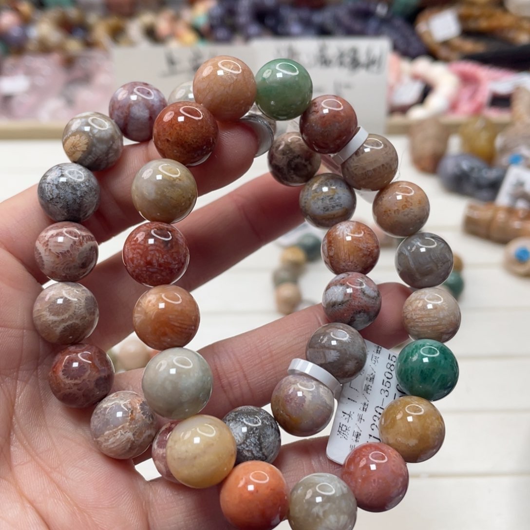 未镶嵌手链硅化玉D**n871