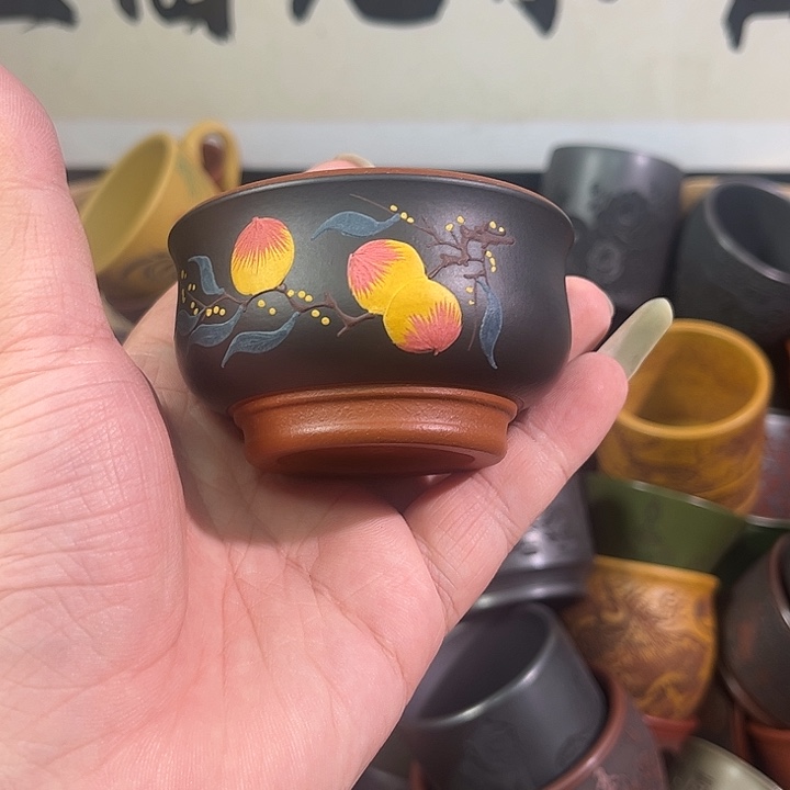 茶杯紫砂全手工紫砂主人杯