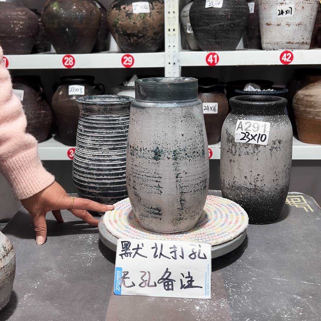 红陶53号新款灰白无孔备注