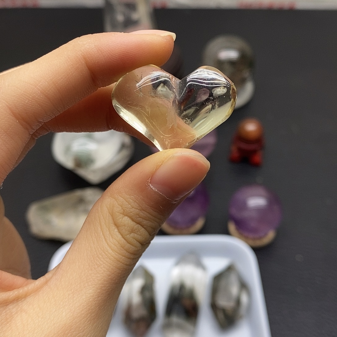 未镶嵌水晶珠宝半成品205水晶石