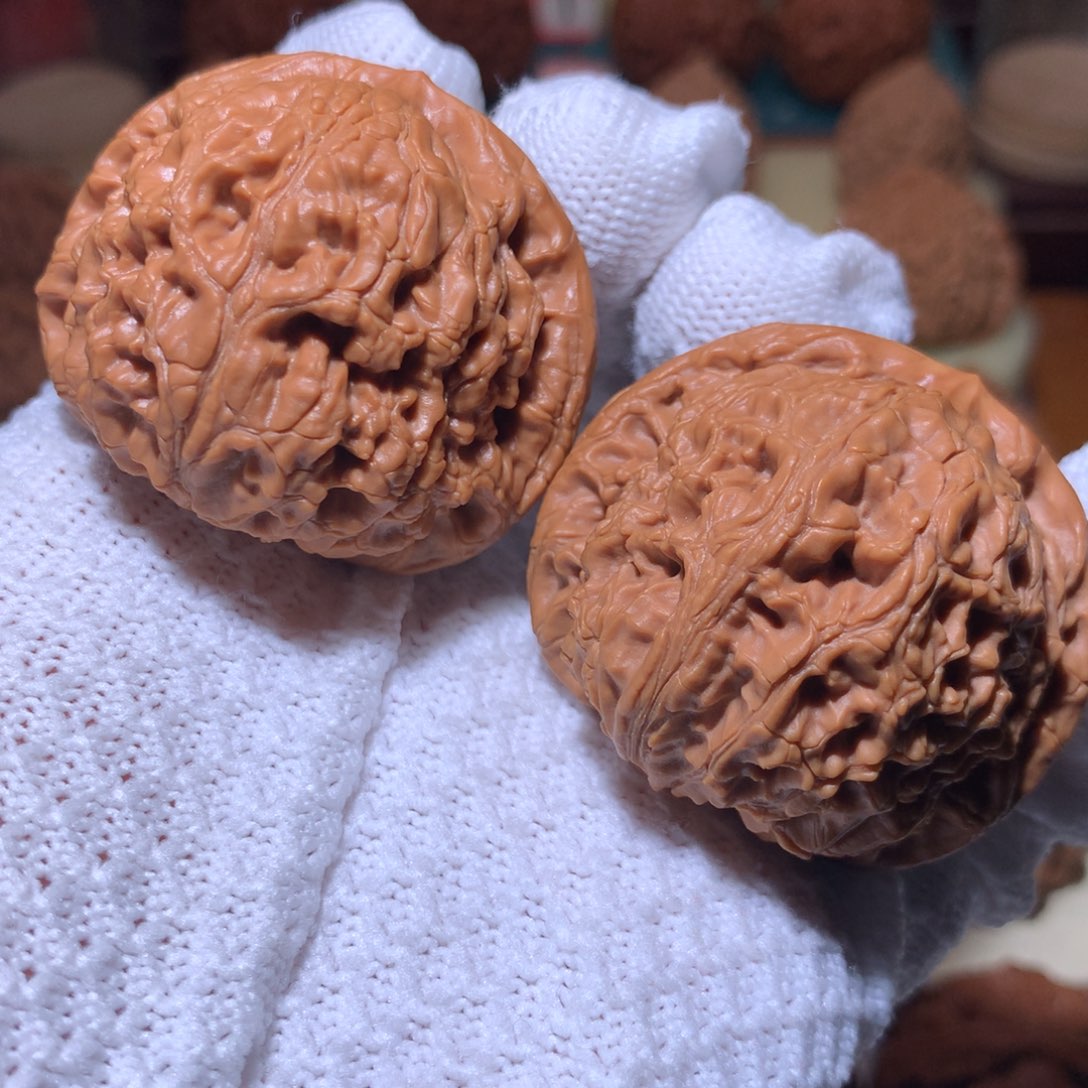 文玩核桃把件精品水龙纹