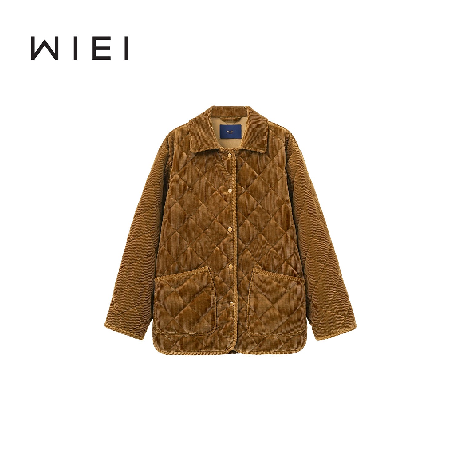 《WI EI》落梧桐*匹马棉复古灯芯绒老钱3M棉外套W25406182