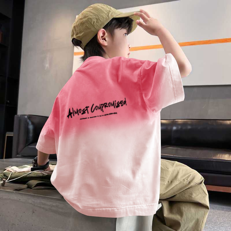 【100%纯棉】儿童T恤短袖2025年夏季新款中大童男童夏款男孩半袖潮T