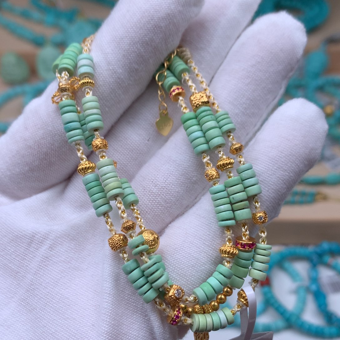 绿松石精品配饰未镶嵌